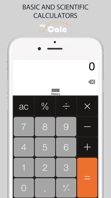 myCalc: Calculator + screenshot 1