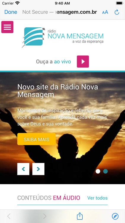Radio Nova Mensagem screenshot-3
