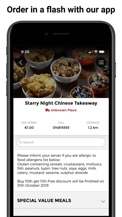 Starry Night Chinese Takeaway