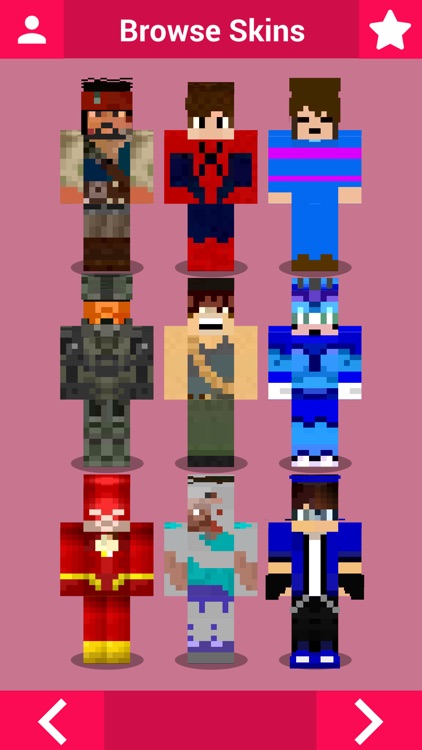 Super Skins hero for Minecraft