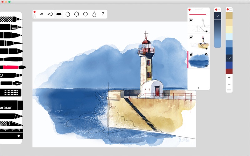 Apples free app of the week Tayasui Sketches Pro