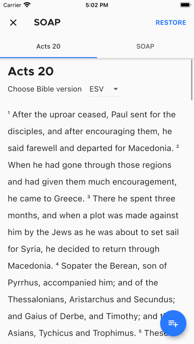 Daily SOAP - Bible reading app screenshot 2