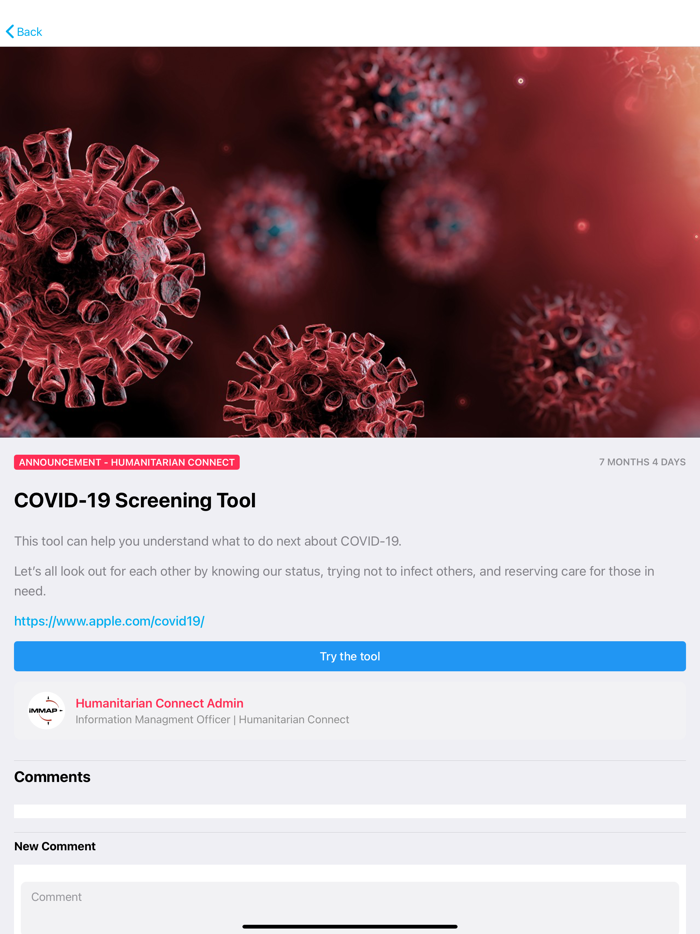 Humanitarian Connect