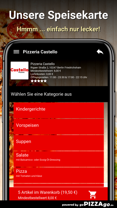 Pizzeria Castello Berlin screenshot 1