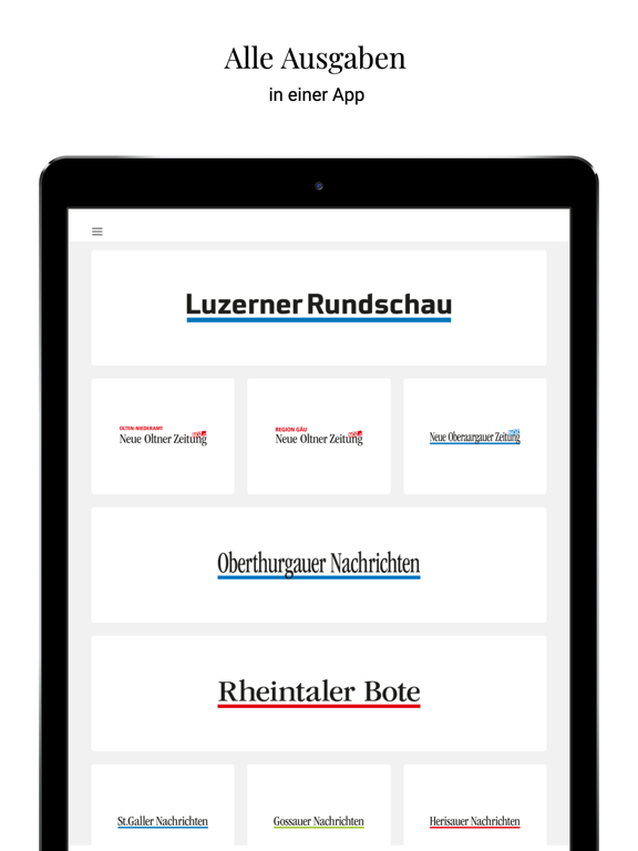 Swiss Regiomedia E-Paper screenshot 2