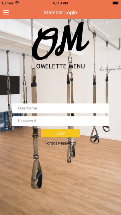 Omelette Menu