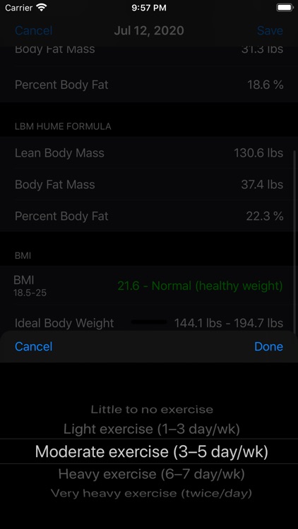 Lean Body Mass screenshot-6