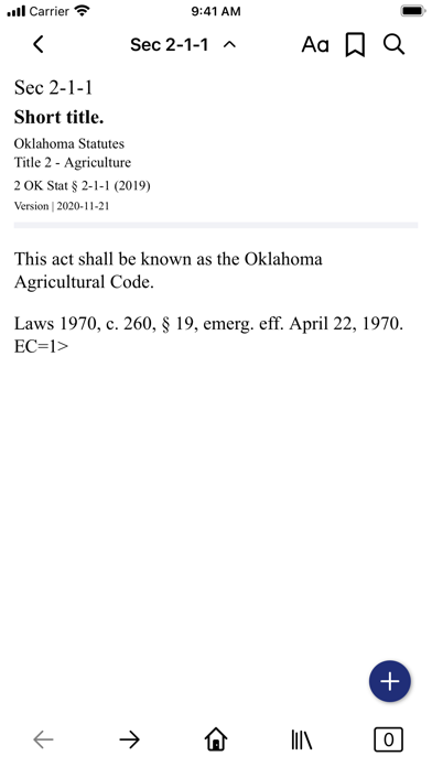 Oklahoma Statutes by PocketLaw screenshot 2