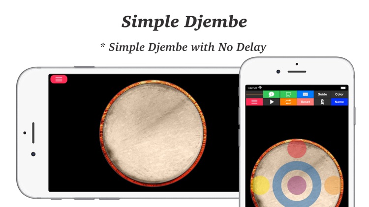 Djembe + - Drum Percussion Pad