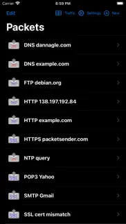 packet sender - udp/ tcp/ ssl iphone screenshot 1