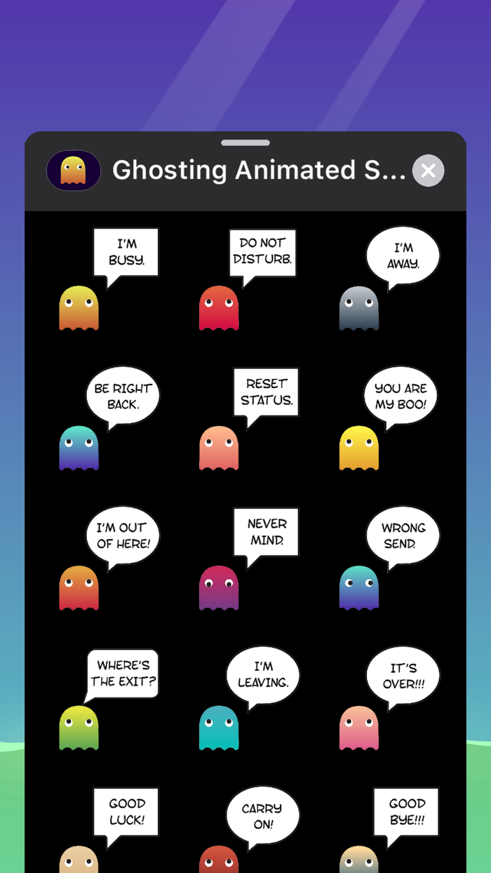 Ghosting Animated Stickers