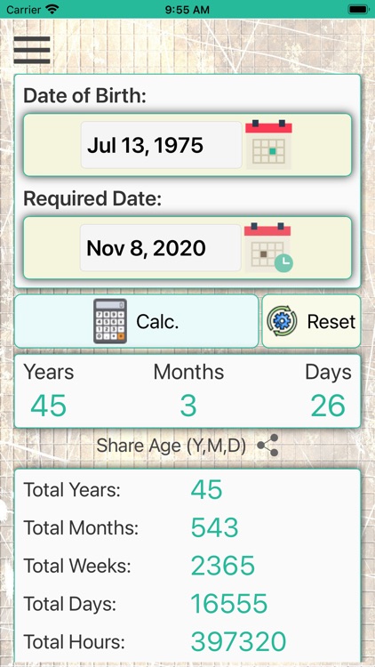 Age On Date Calculator App screenshot-3