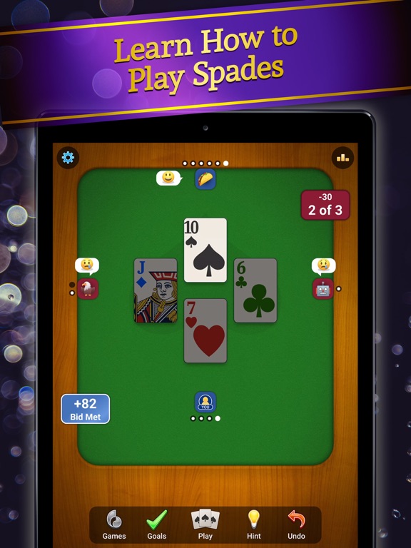 Spades Classic Card Game screenshot 2