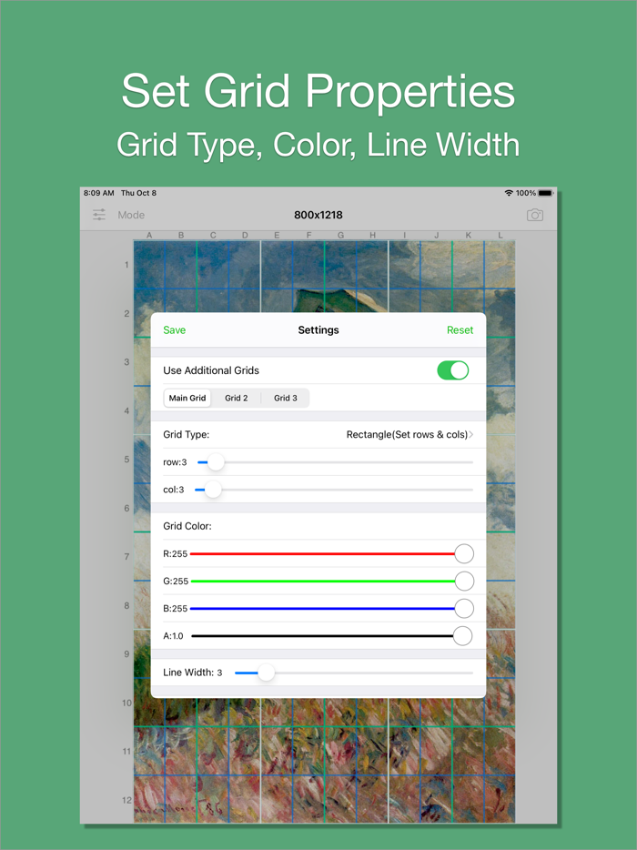 Grid  - Add grid on image