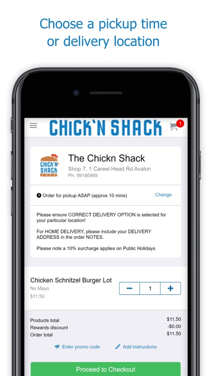 The Chickn Shack Online Orders