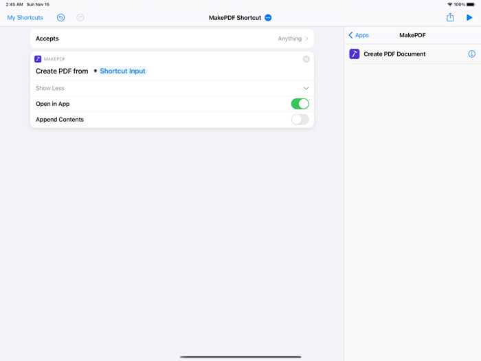 MakePDF Document Merger