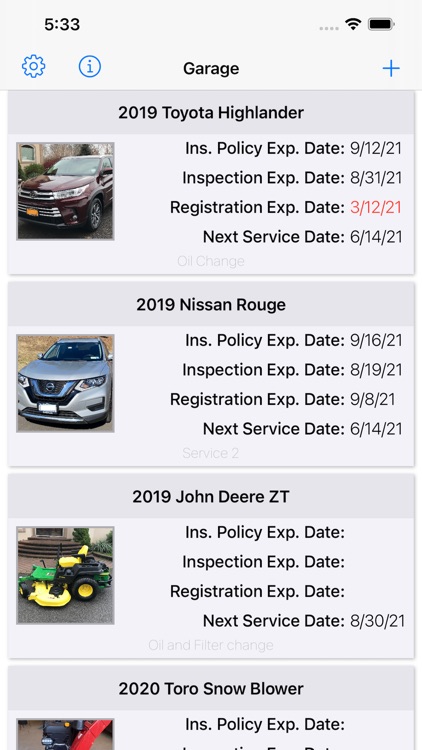 Auto Care Tracker