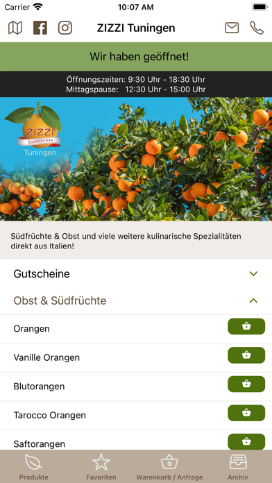 ZIZZI Südfrüchte/Obst Tuningen screenshot 2