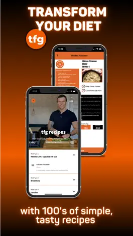 Game screenshot TFG: Home workouts and recipes hack