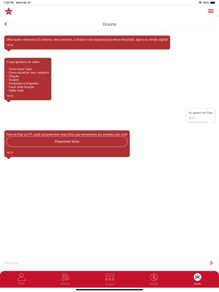 PT - Partido dos Trabalhadores