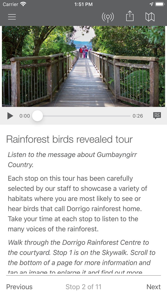 NPWS Self guided tours