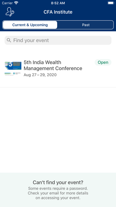 How to cancel & delete CFA Institute Conferences from iphone & ipad 1