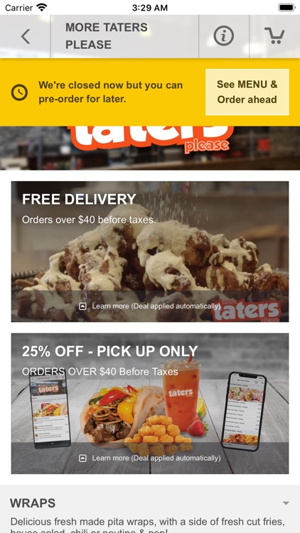 More Taters Please