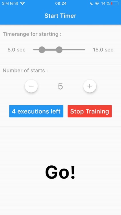 Armwrestlingtrainer-Starttimer