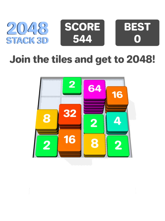 2048 Stack 3D screenshot 2