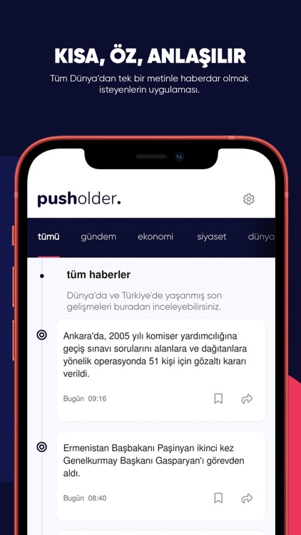 Pusholder