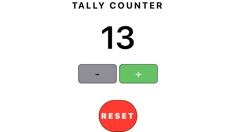 Tally Counter Simple