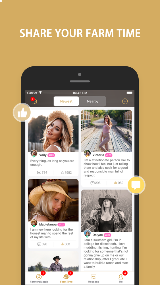 Farmers Only Dating Site App : FarmersD - Free Farmers Dating Site & App for Farmers Only : Farmersd is the best dating app for farmers only to find love and friends.