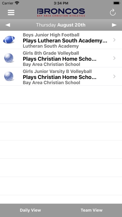 Bay Area Christian Athletics