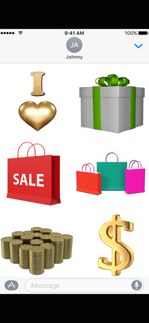 I Love Shopping Sticker Pack(圖4)-速報App