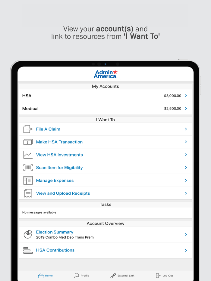 Benefits by Admin America