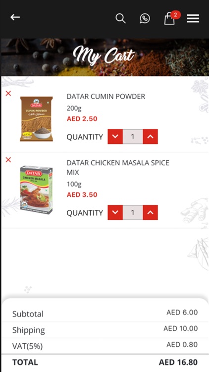 Datar Spices screenshot-5