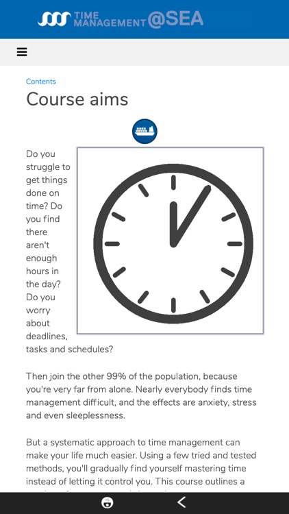 Time Management at Sea