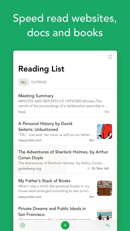 Outread: Speed Reading Trainer