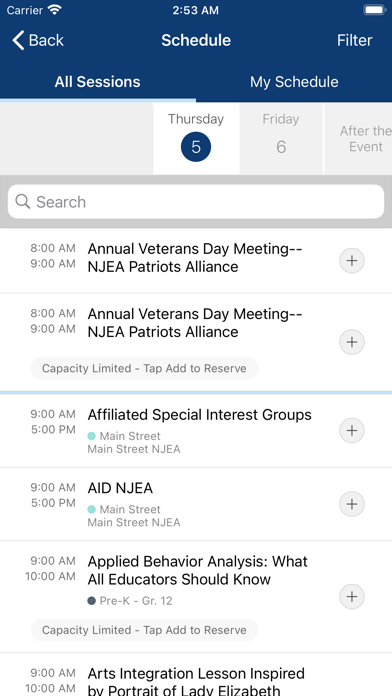 NJEA Events screenshot 4