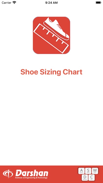 Shoe Sizing Chart