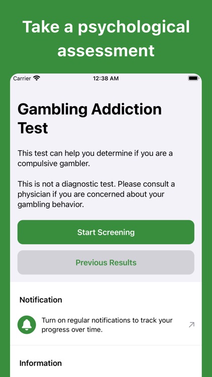 Gambling Addiction Test