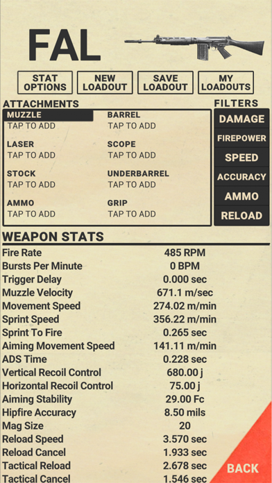 CoD Gun Stats, Guides & Camos screenshot 2