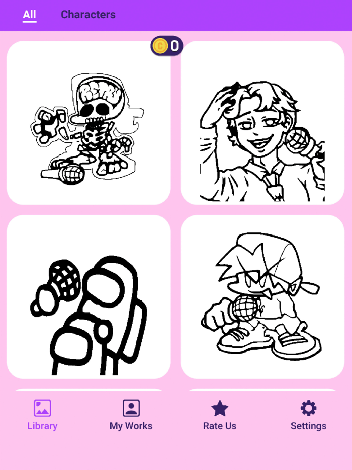 FNF Coloring Arrow Game