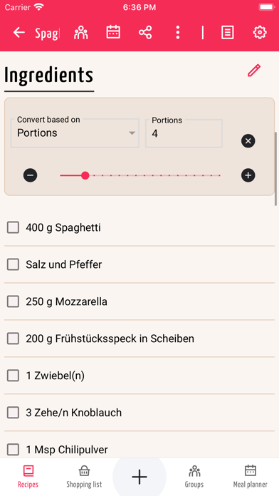 Kochbuch - Rezepte speichern screenshot 2