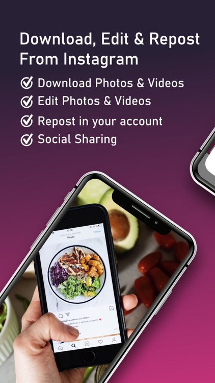 IG Downloader - Edit & Repost