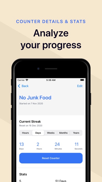 Days Since: Quit Habit Tracker screenshot 3
