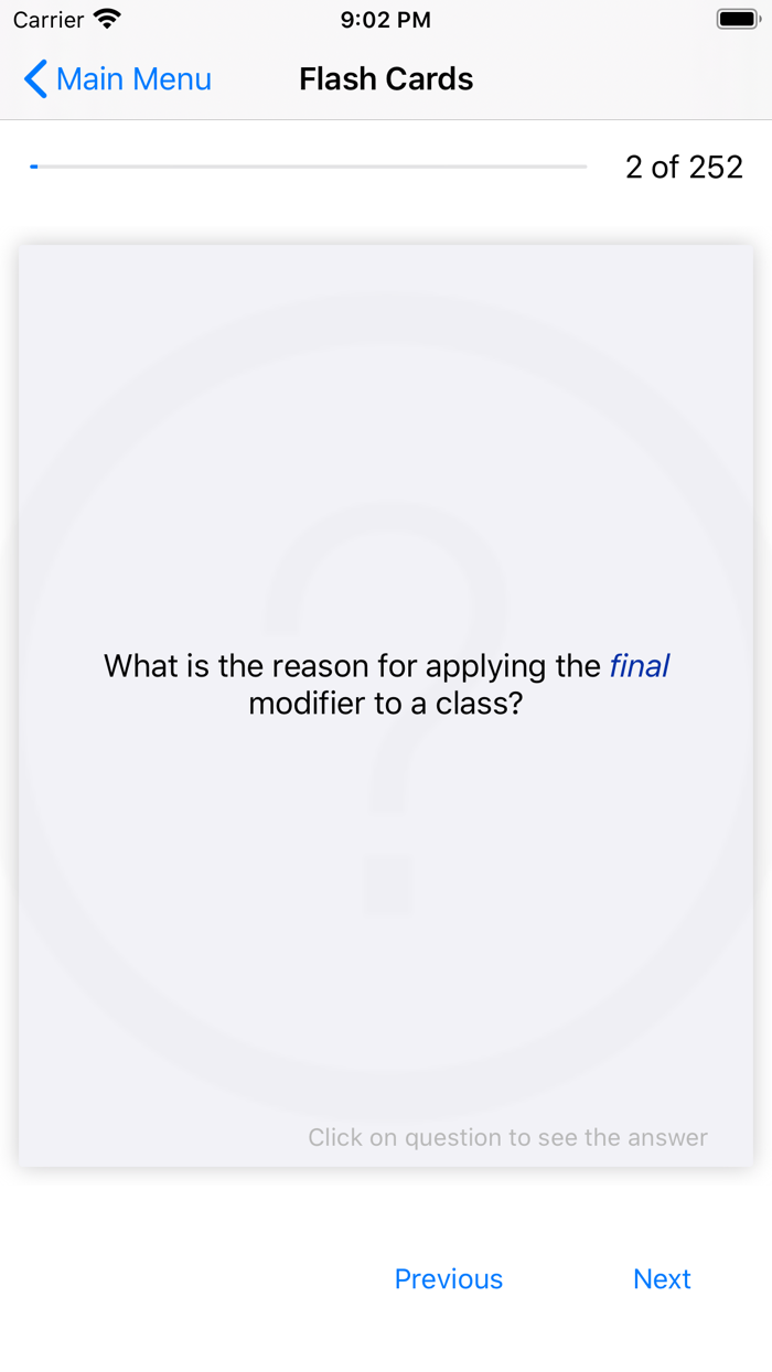 OCP Test SE11. Exam 1Z0-816