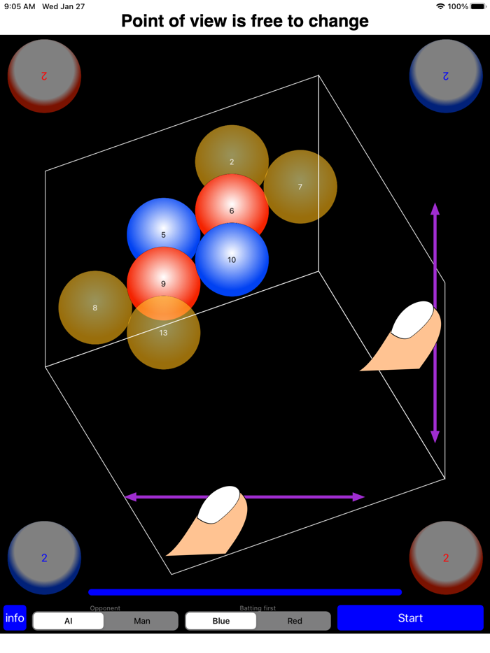 Find the reversal sphere