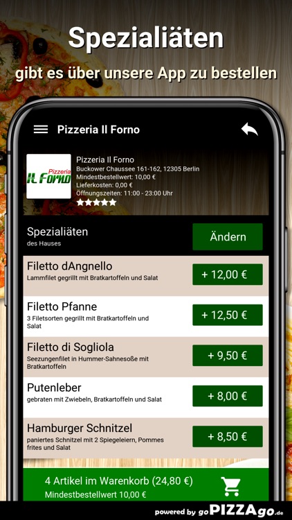 Pizzeria Il Forno Berlin screenshot-5