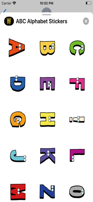 ABC Alphabet Stickers